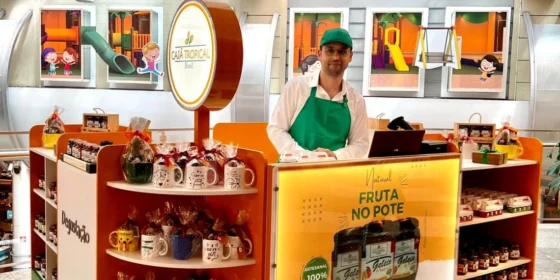 Cajá Tropical acaba de abrir um quiosque no Shopping Estação