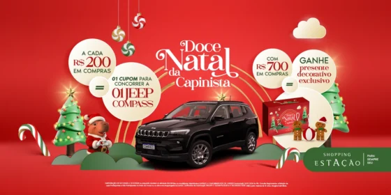 Shopping Estação sorteia Jeep Compass em sua campanha de Natal