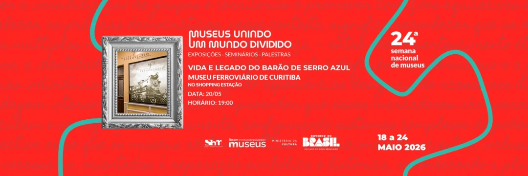 Shopping Estação promove aula-passeio sobre o Barão do Serro Azul durante a 24ª Semana Nacional de Museus