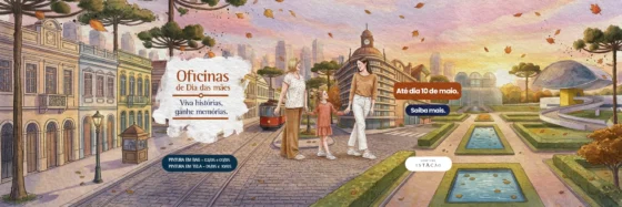 Outono das Mães transforma criatividade em afeto com oficinas gratuitas para crianças no Shopping Estação