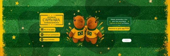 Shopping Estação promove oficina infantil para criação de Capivaras do Brasil em pelúcia