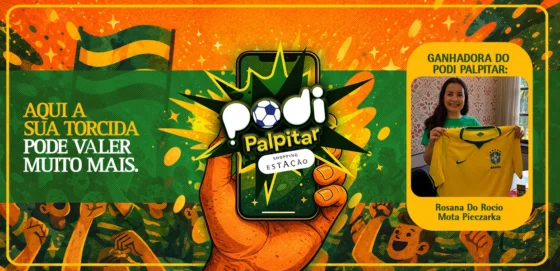 Shopping Estação divulga primeira ganhadora da campanha “Podi Palpitar” e abre última chance para concorrer a camisa oficial da Seleção